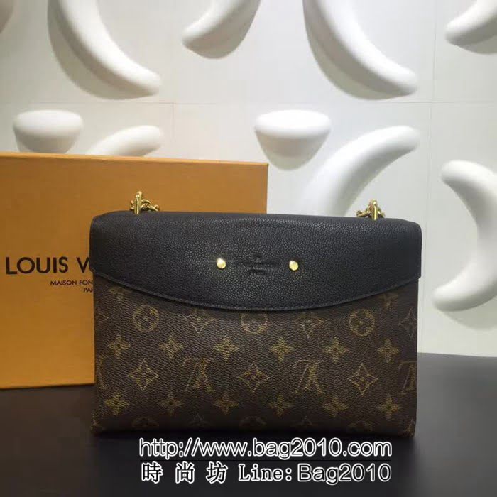 路易威登LV頂級原單SAINT PLACIDE M43715 金色鏈條手袋 YDH1748